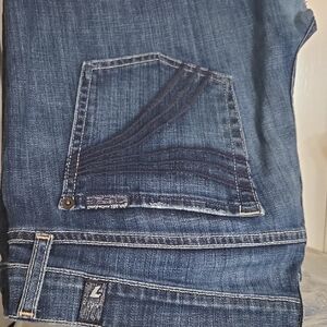 7 For All Mankind Indigo Boot Cut Jeans